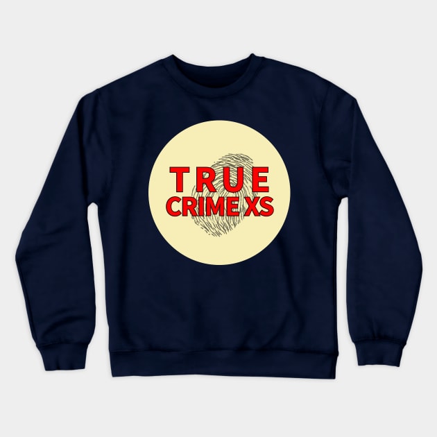 True Crime XS Thumbprint Crewneck Sweatshirt by truecrimexs